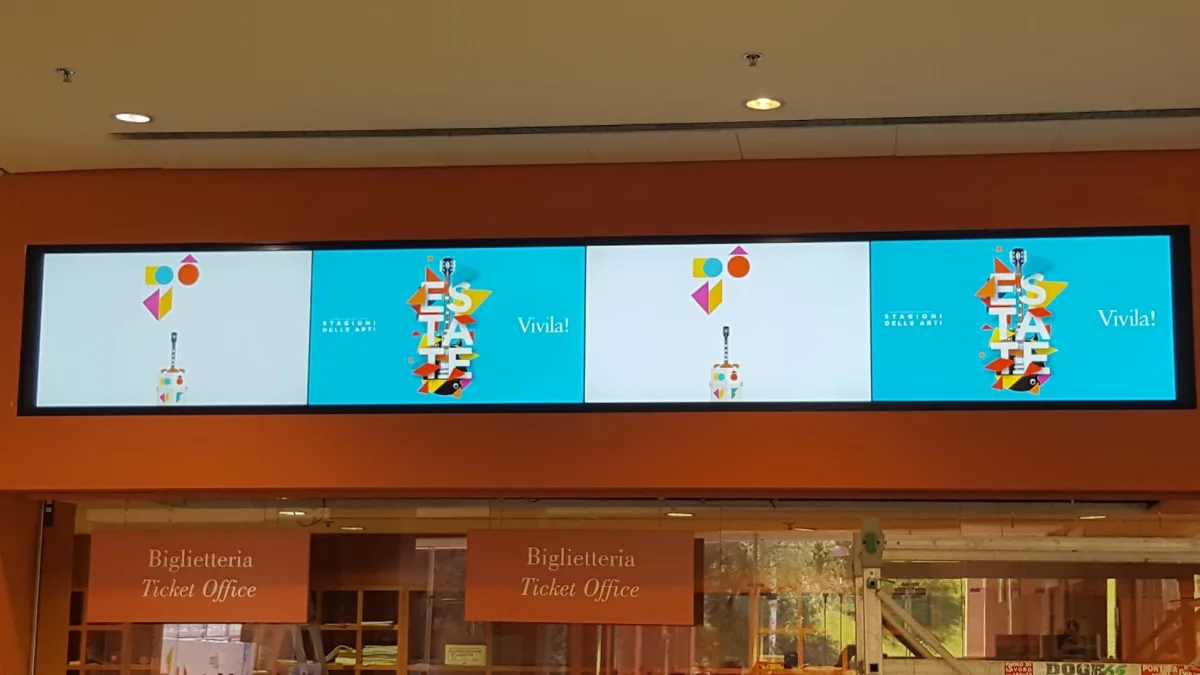 Videowall biglietteria - biglietteria